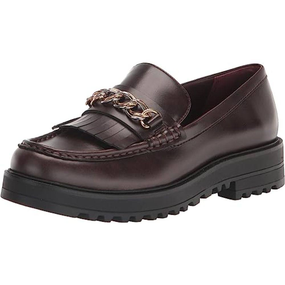 Franco Sarto Women's L-limitmoc Ebony Slip-ons Loafer
