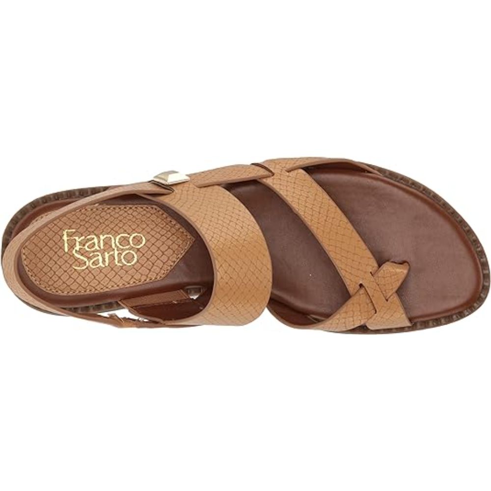 Franco Sarto Women's Gans Camel Flat Sandal
