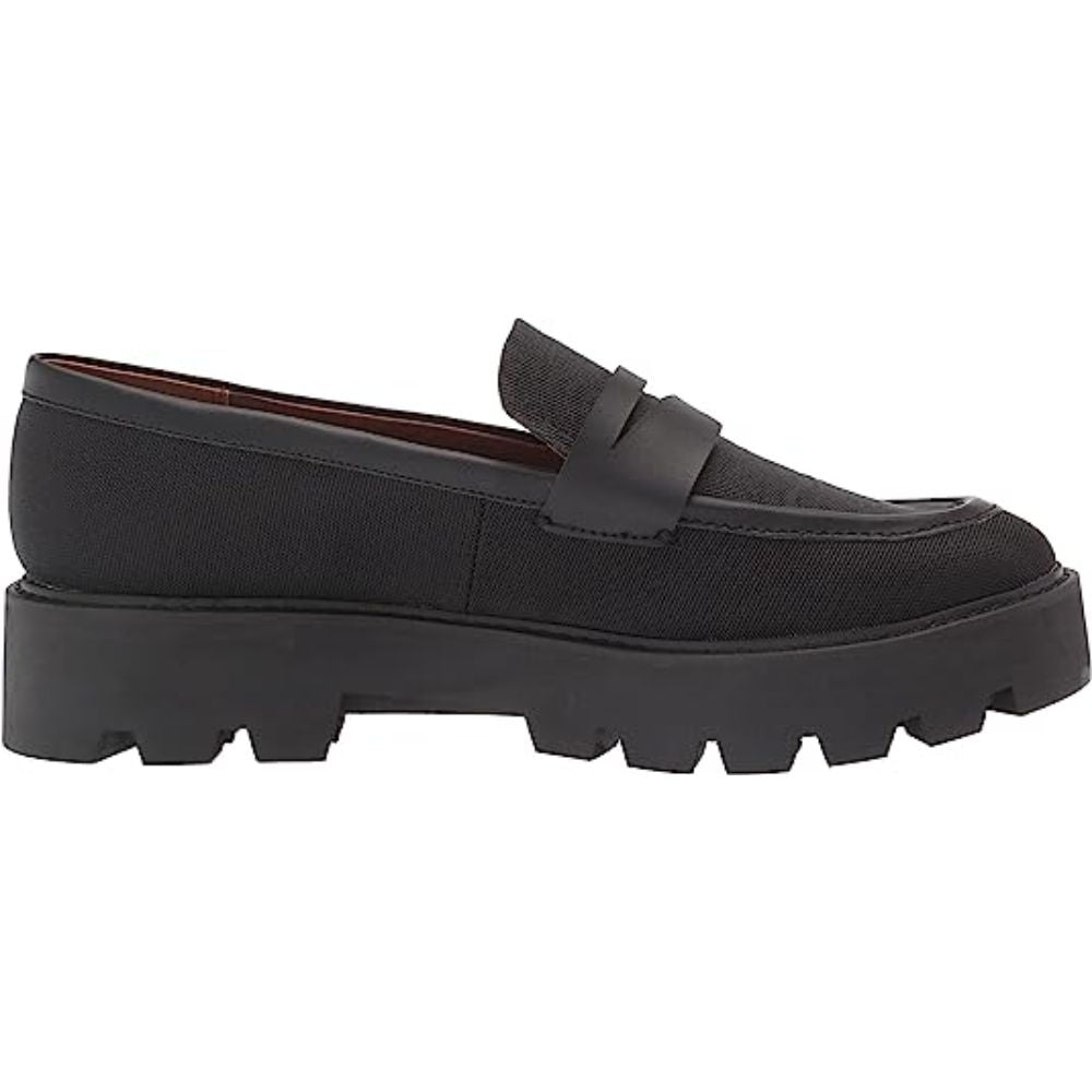 Balin2 Black Fabric Franco Sarto Loafer Flats