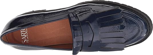 Duncan Blue Pat Franco Sarto Loafers