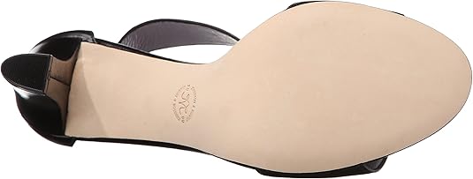 Laney Black Leather Johnston and Murphy Sandals