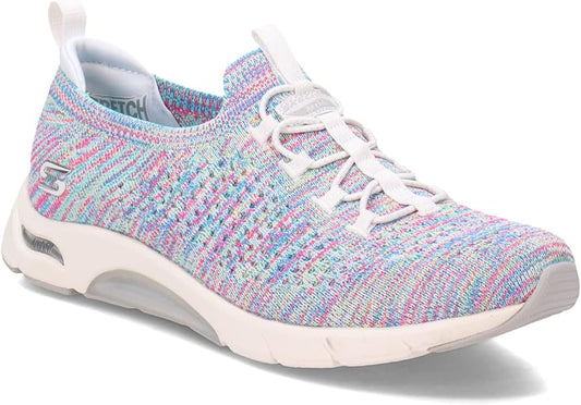 Skechers Women's Skech-Air Arch Fit Walking Shoe White Multi Fabric