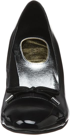 Floria Black Leather Ros Hommerson Pumps