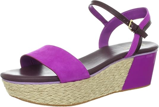 Cole Haan Women's Arden Purple Platform Wedge Sandal