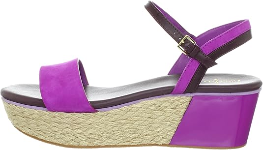 Cole Haan Women's Arden Purple Platform Wedge Sandal