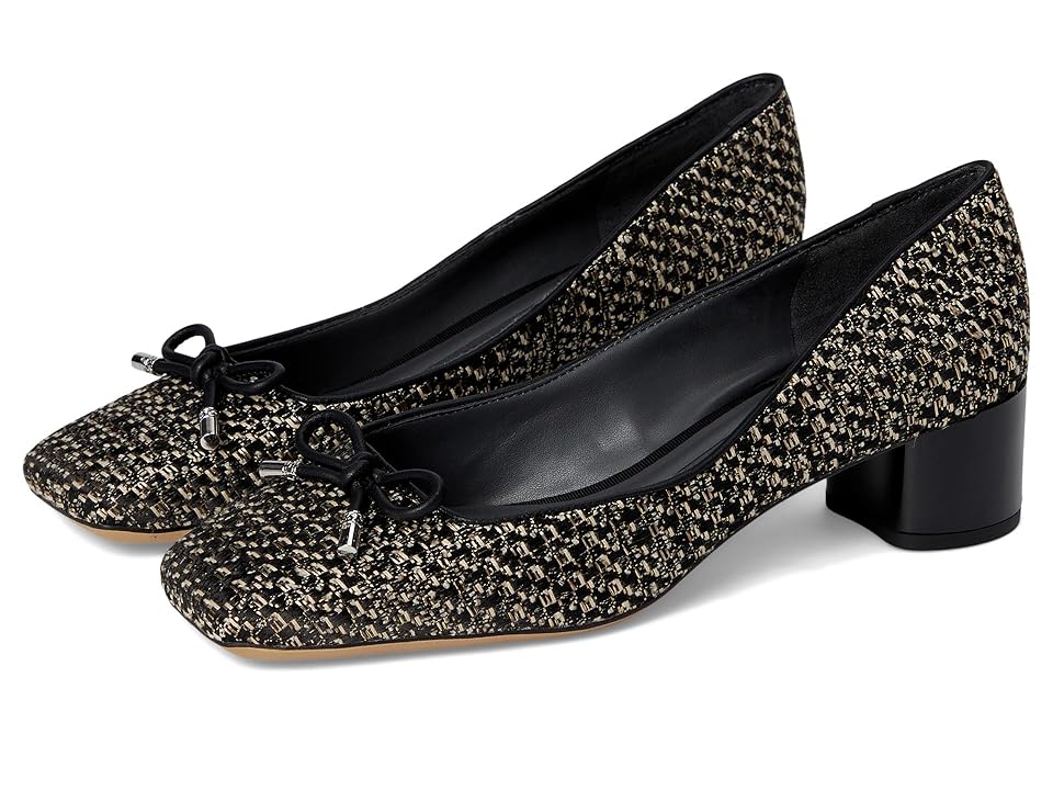 Natalia2 Black Tweed Fabric Franco Sarto Pumps