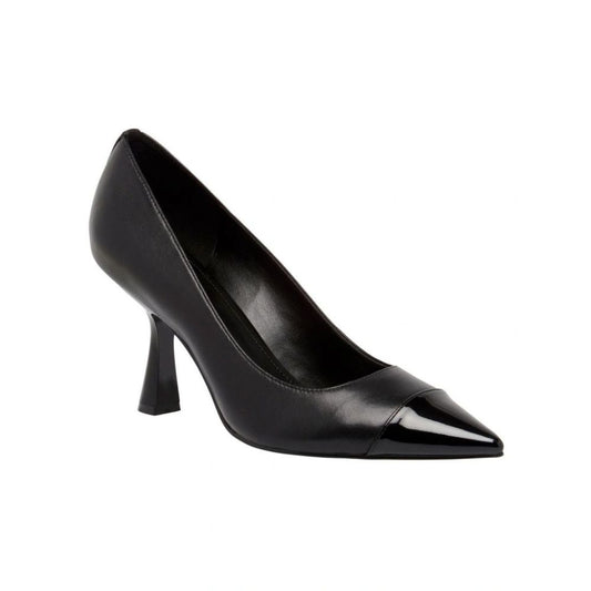 Hippa Black Leather Nine West Pumps