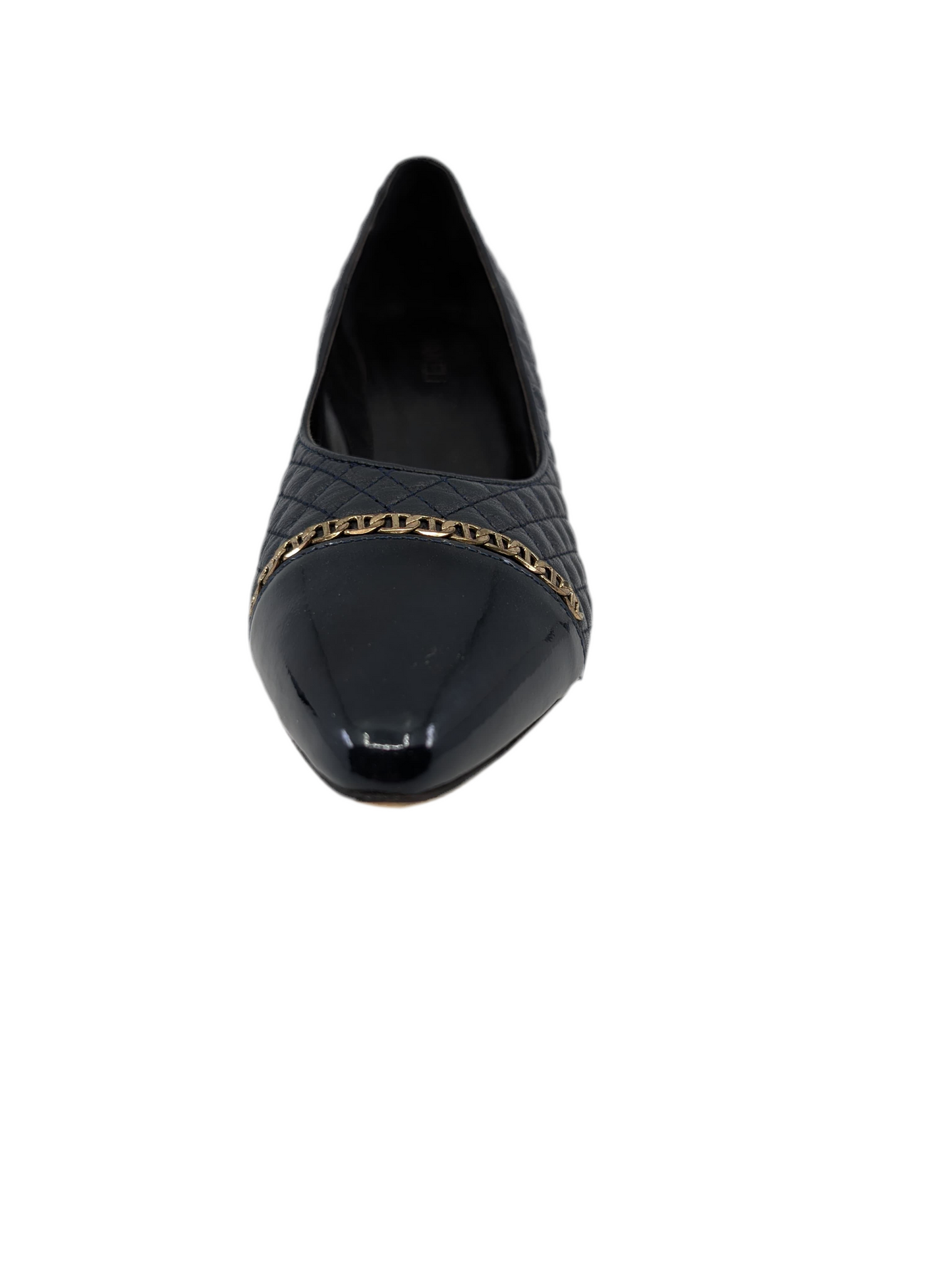 Pamela Navy Leather Vaneli Pumps