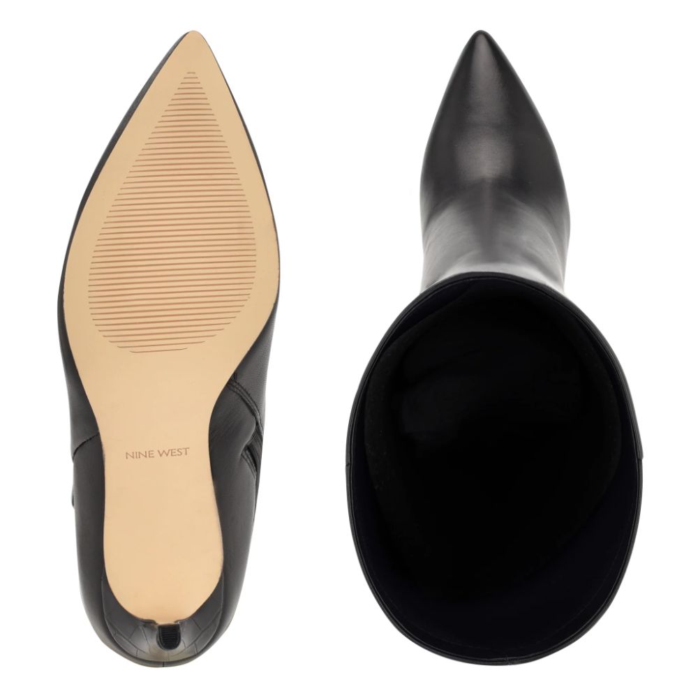 Richy Black Leather Nine West Boots