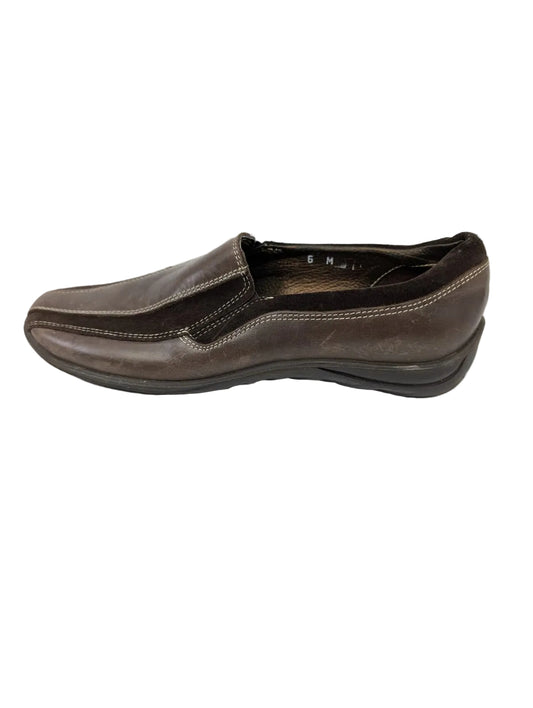 Adina Brown Leather Loafer Sesto Meucci Flats