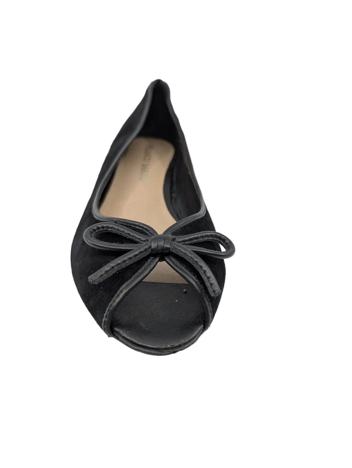 Model Black Suede Franco Sarto Flats