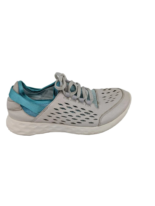 Clarks Active Seremene Lace Grey Aquamarine Sneakers