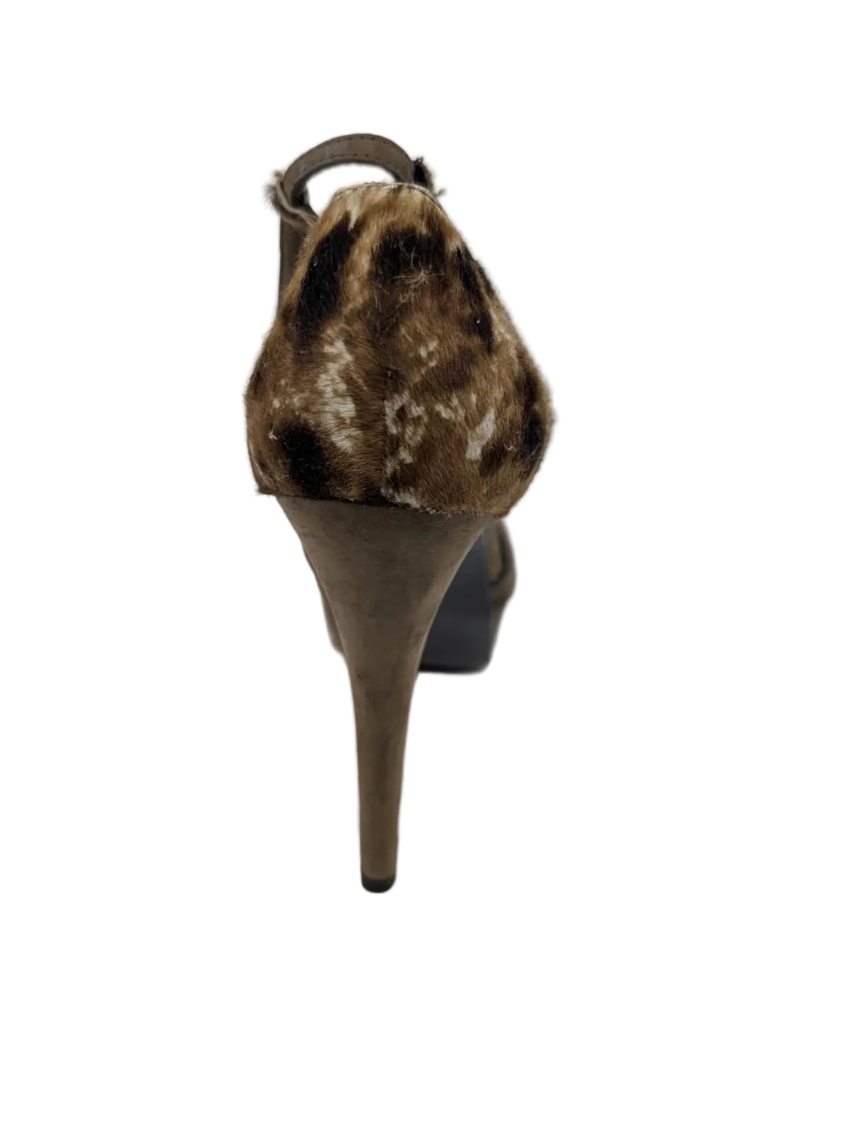 KW90751 Animal Print Calfhair Stuart Weitzman Platform Sandals