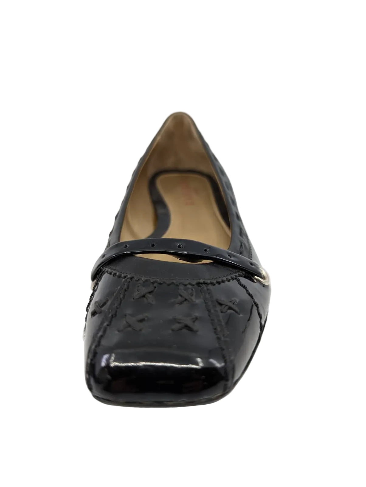 Sesto Meucci Black Patent Leather Flats
