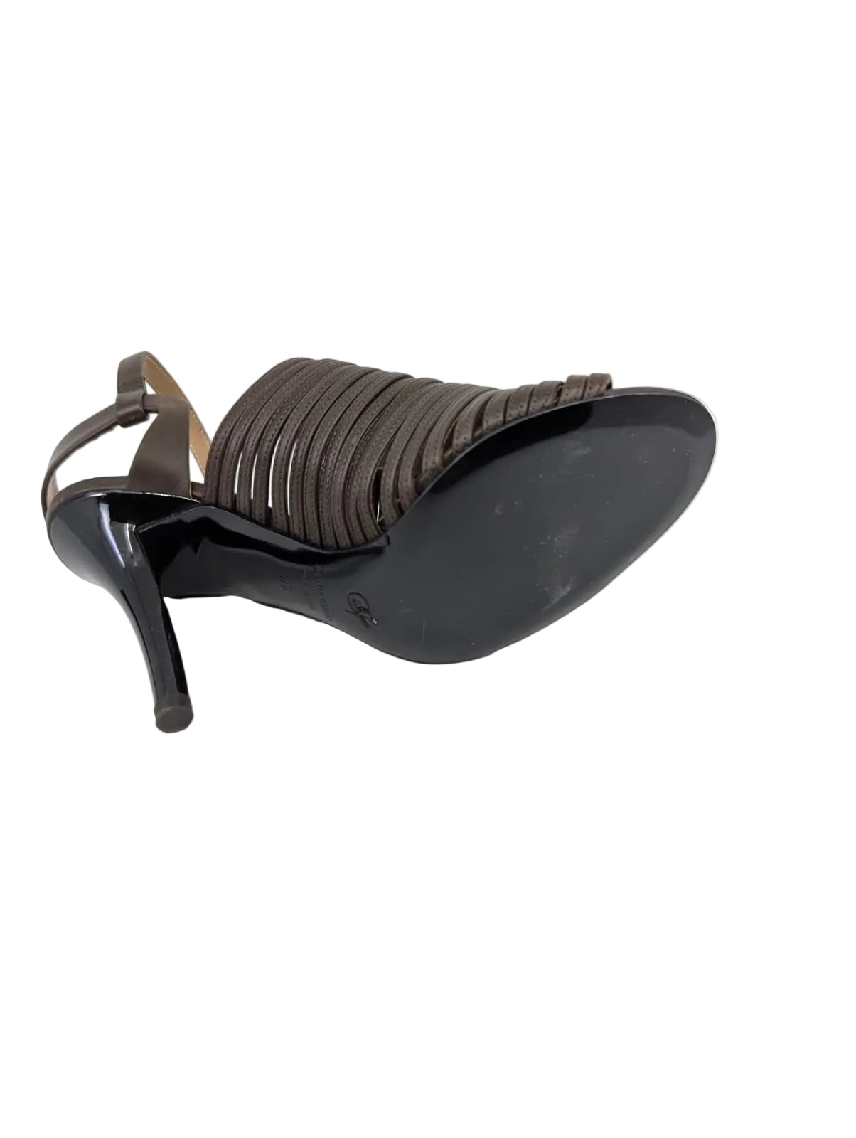 Proenza Schouler Bronze Leather Sandals