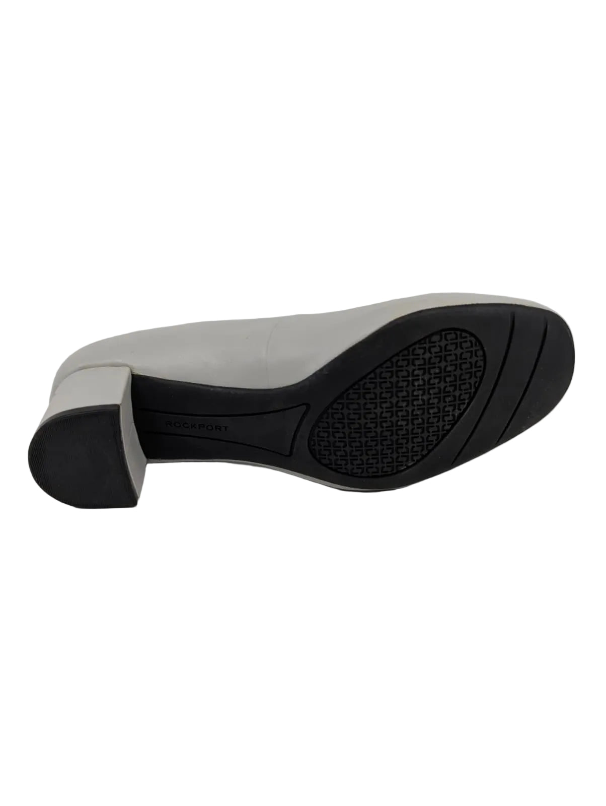 Rockport Gray Leather Low Heel Pumps