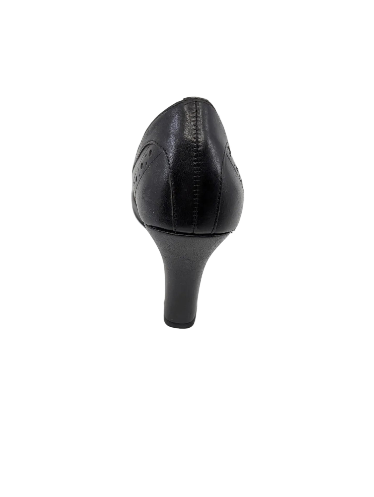 Luchiny Black Leather Pumps