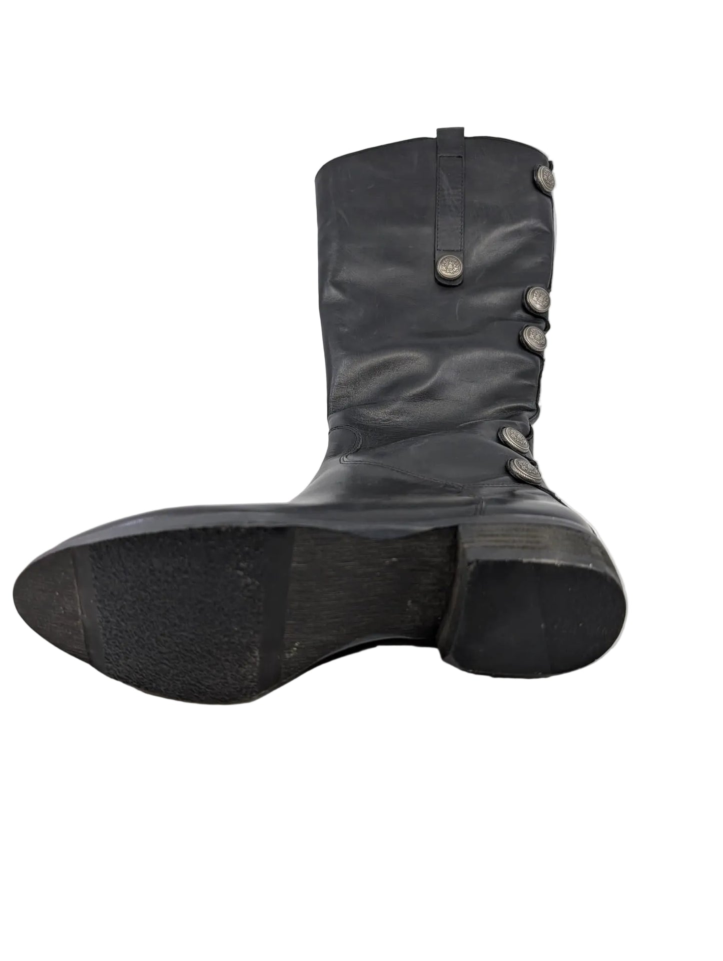 Enchant Black Leather Arturo Chiang Boots