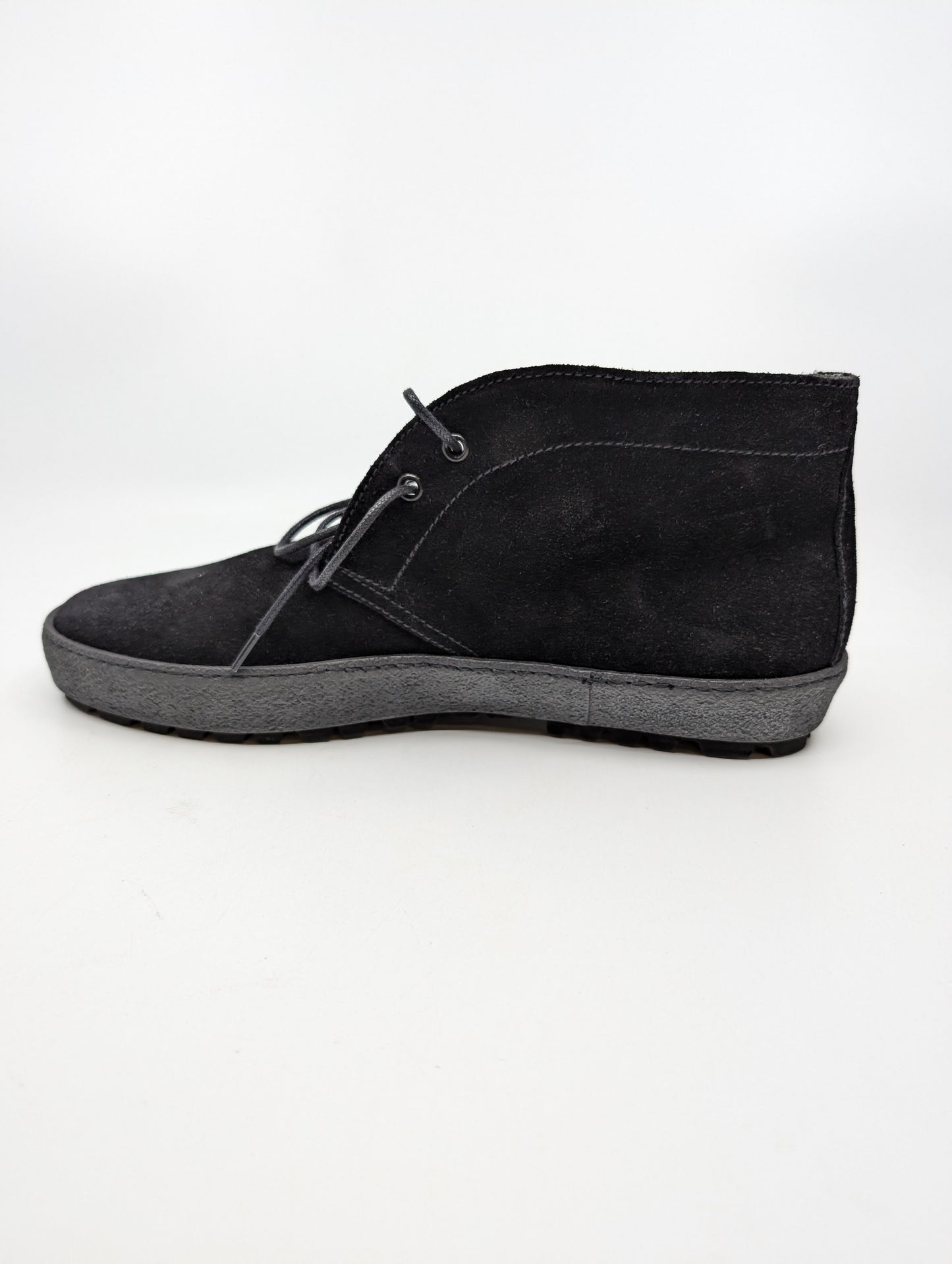 DBS121292 Black Suede Dino Bigioni Ankle Boots