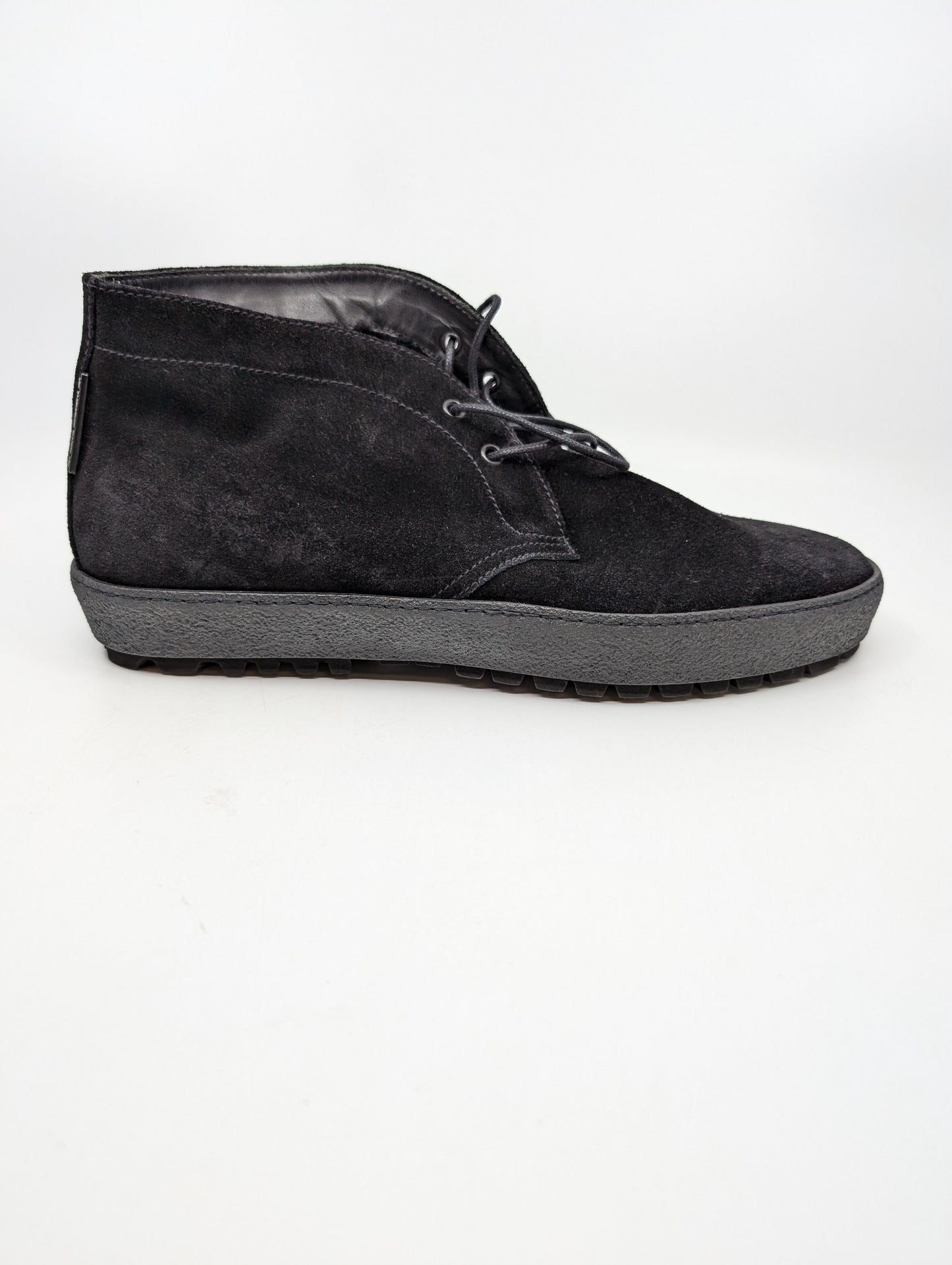 DBS121292 Black Suede Dino Bigioni Ankle Boots