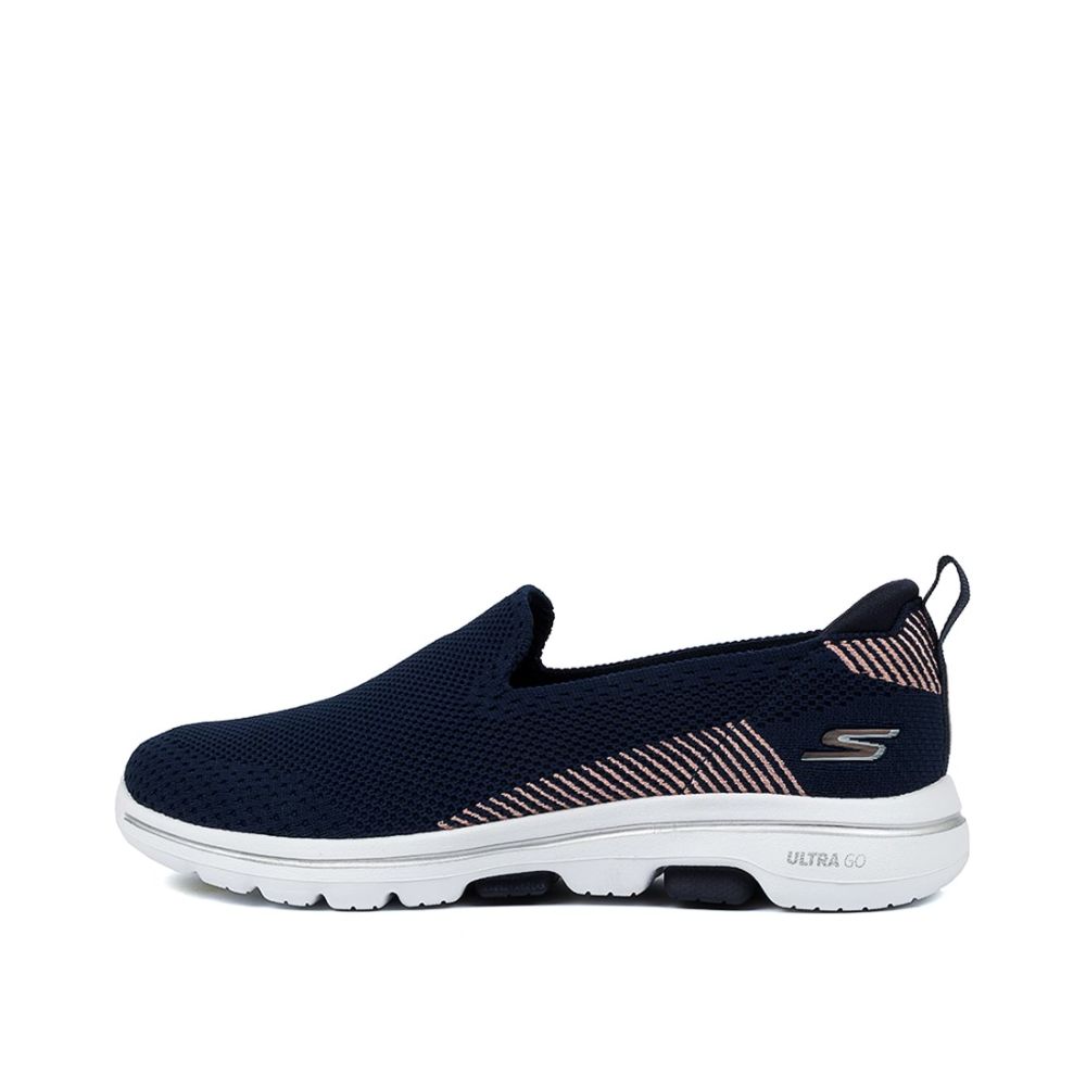 15900 Go walk Prized Navy Fabric Skechers Sneakers