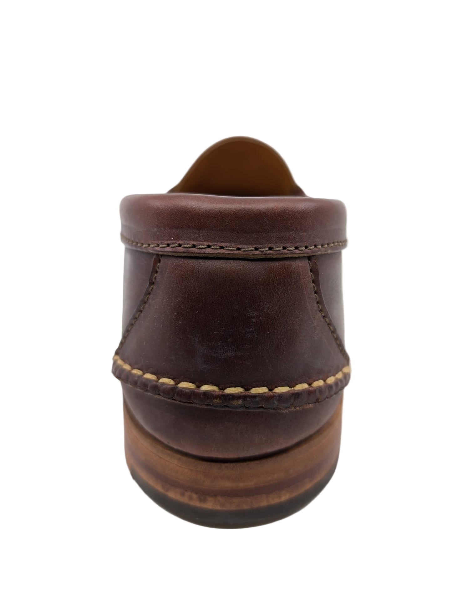 38868 Burgundy Leather Davidson Loafer Men Shoes