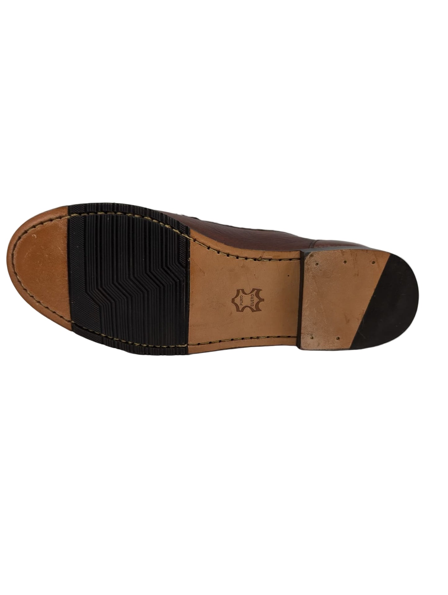 4019TF Brown Leather Davidson Loafer Men Shoes