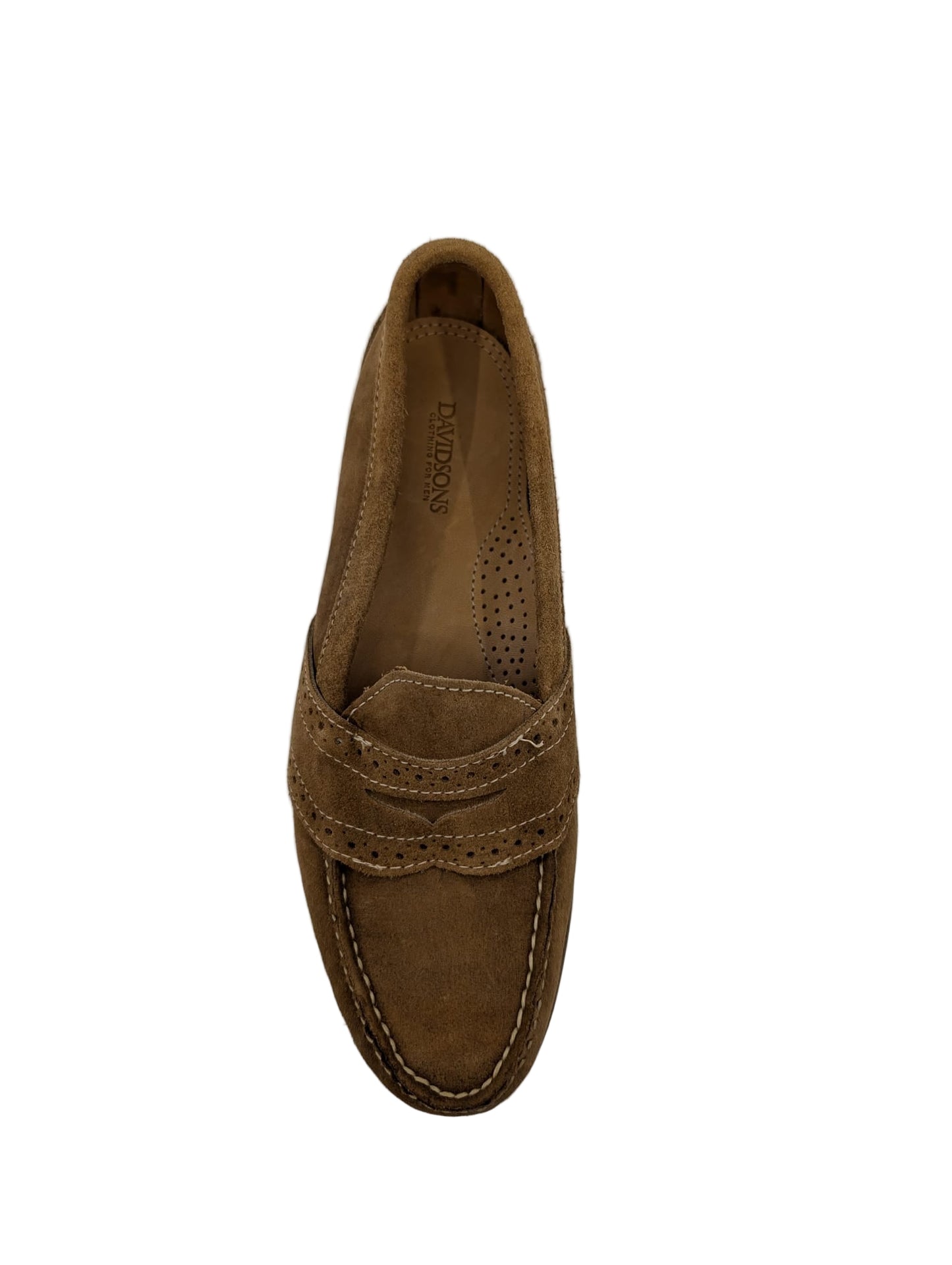 4019TF Beige Suede Davidson Loafer Men Shoes