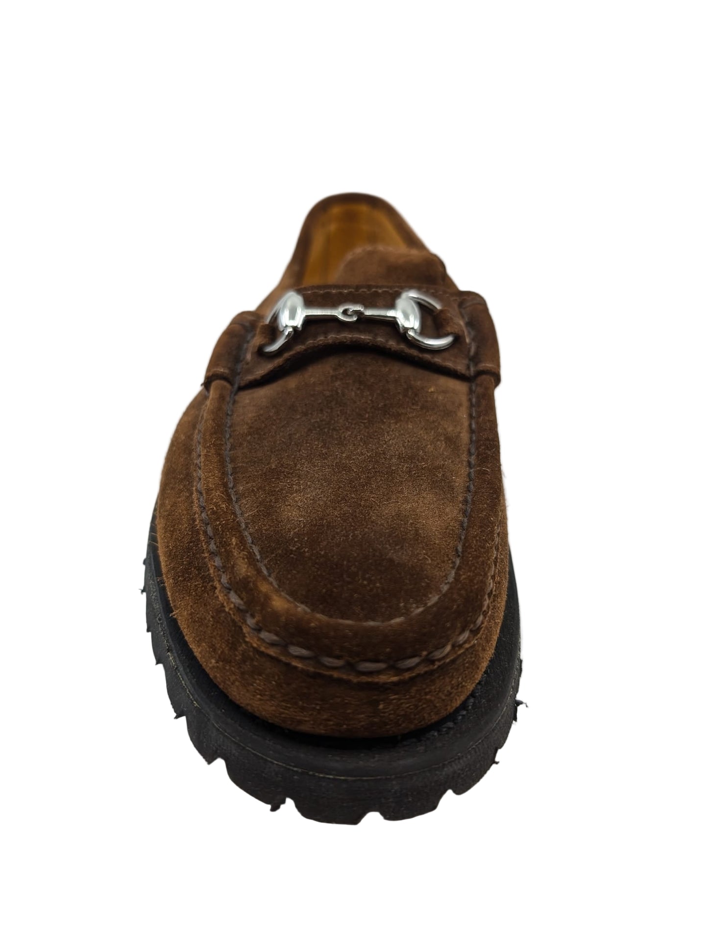 4553-1TF Brown Davidson Platform Loafer Men Shoes