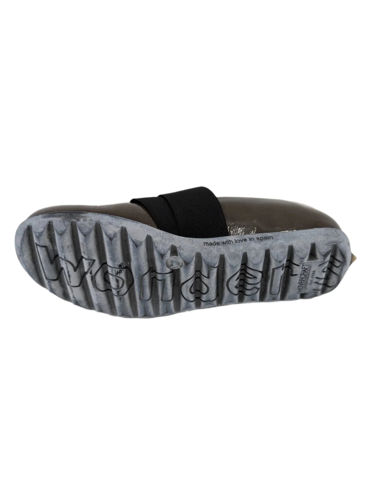 A7007 Anthracite Gray Patent Wonders Flats