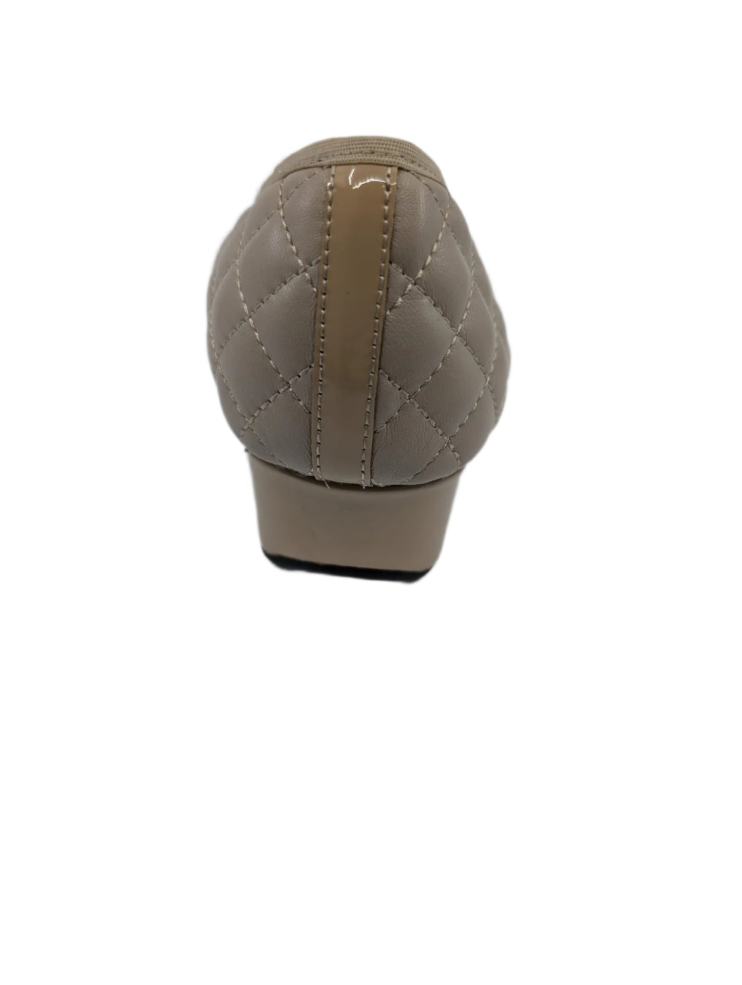 Melore Ecru Nappa Leather Vaneli Wedge Pumps