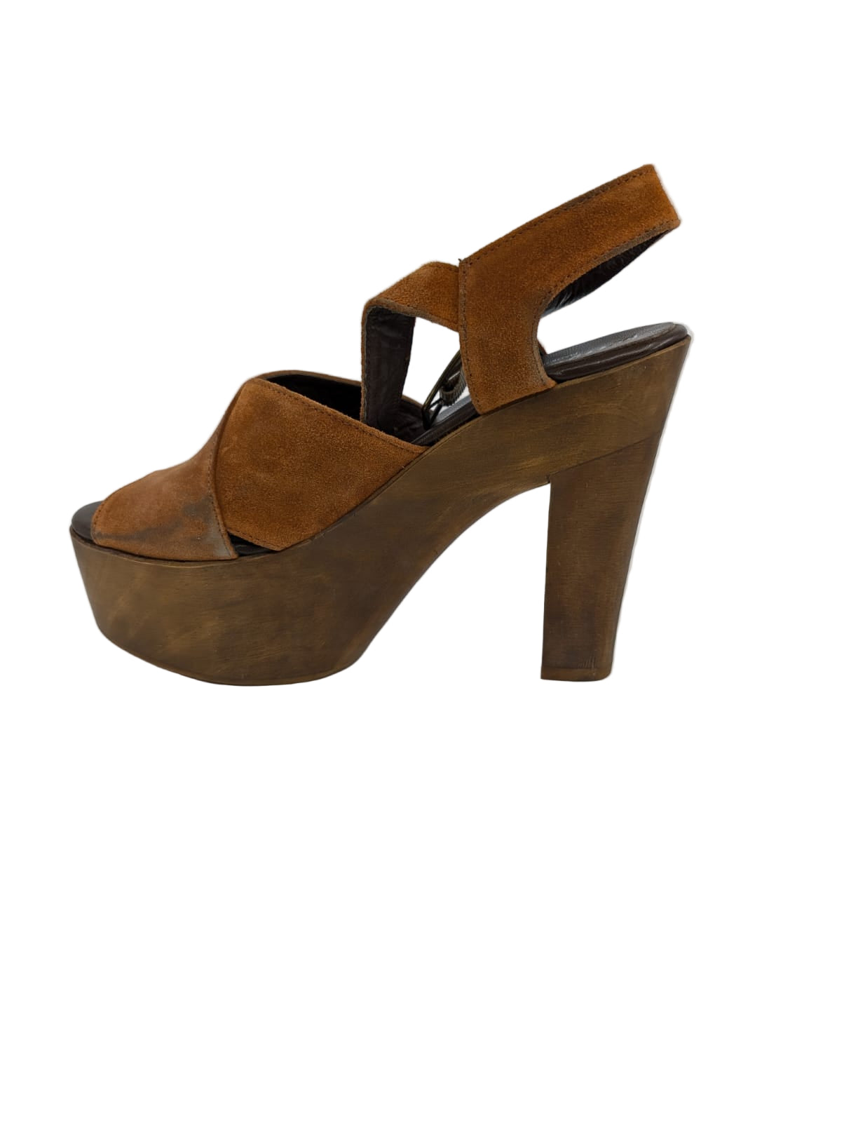 Jane Bourbon Suede Bettye Muller Sandals