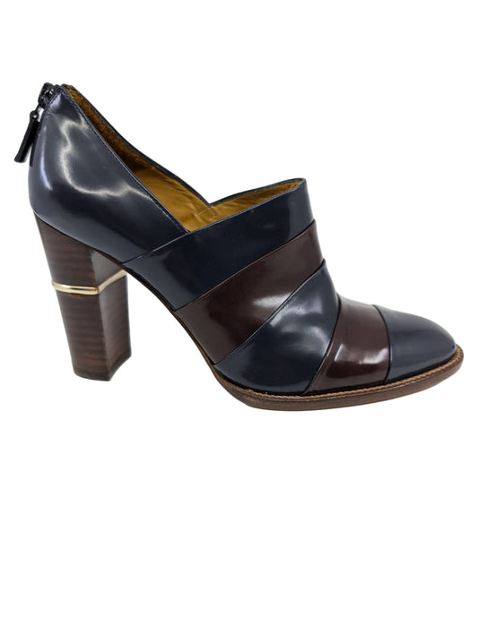 Hyde Navy Patent Bettye Muller Pumps