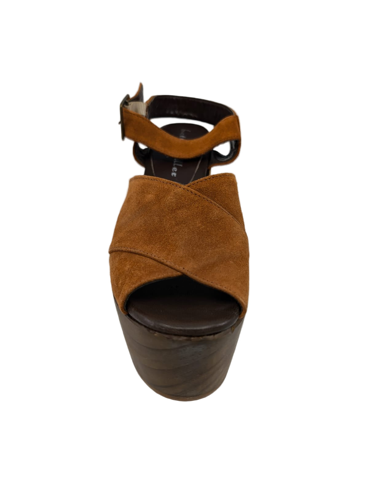 Jane Bourbon Suede Bettye Muller Sandals