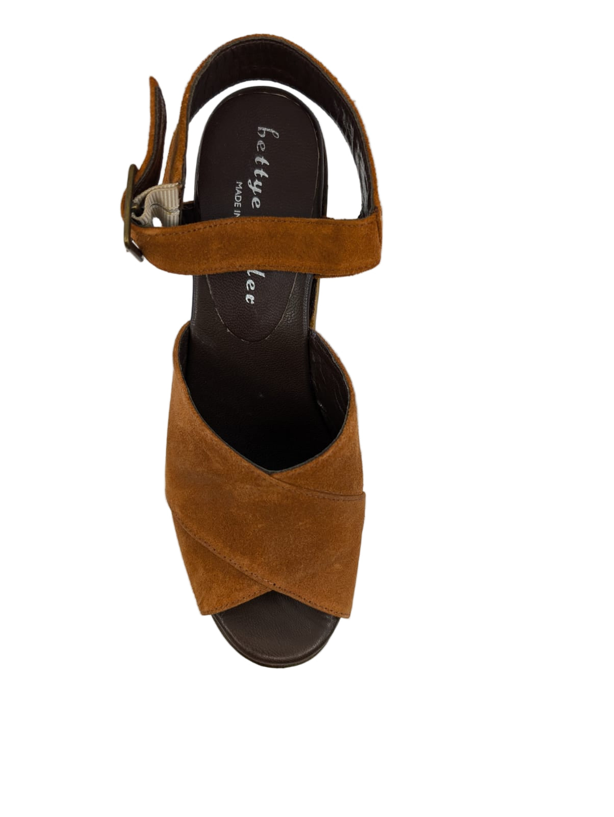 Jane Bourbon Suede Bettye Muller Sandals