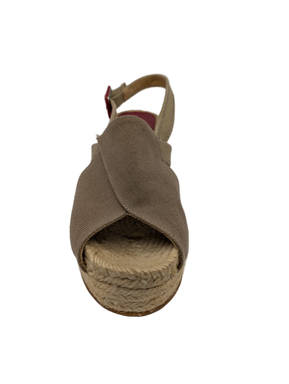 Adore Fango Brown Fabric Bettye Muller Wedge Sandal