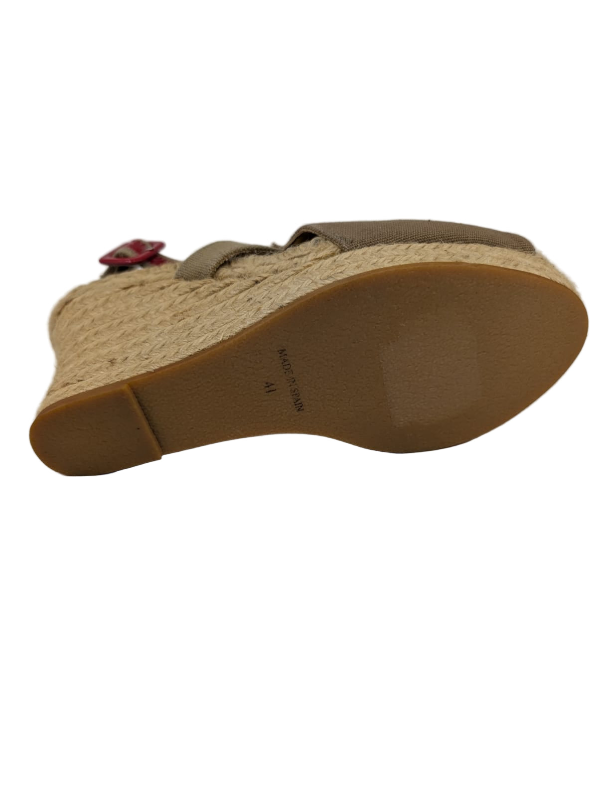 Adore Fango Brown Fabric Bettye Muller Wedge Sandal