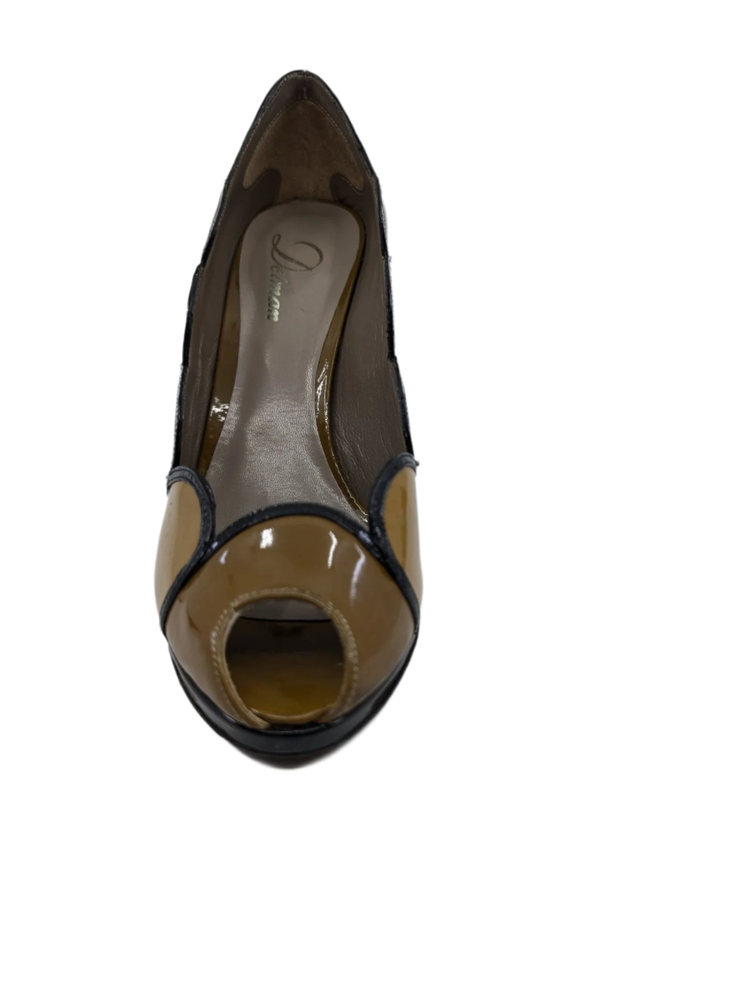 Swoon Ash and Black Patent Leather Pumps