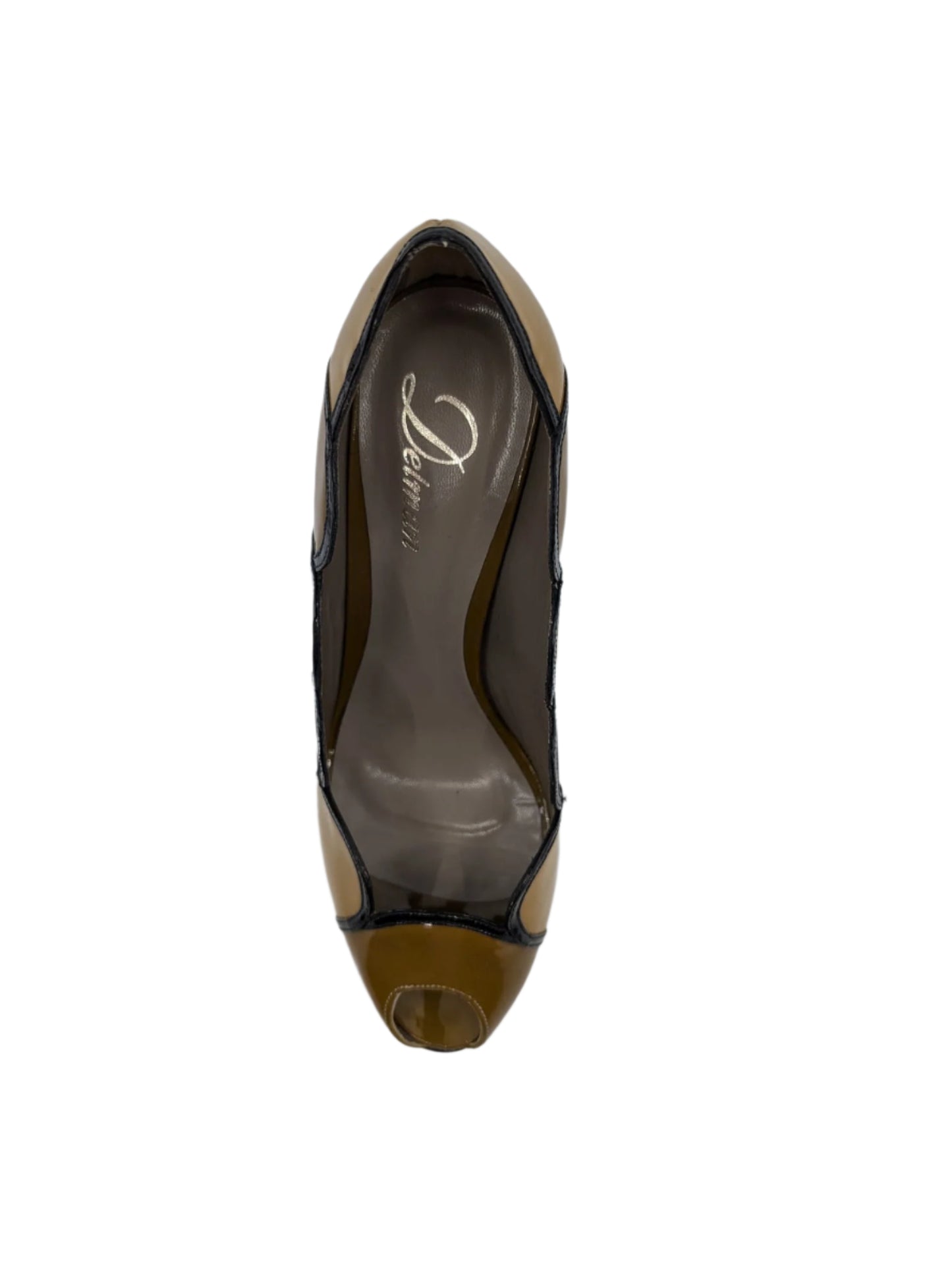 Swoon Ash and Black Patent Leather Pumps