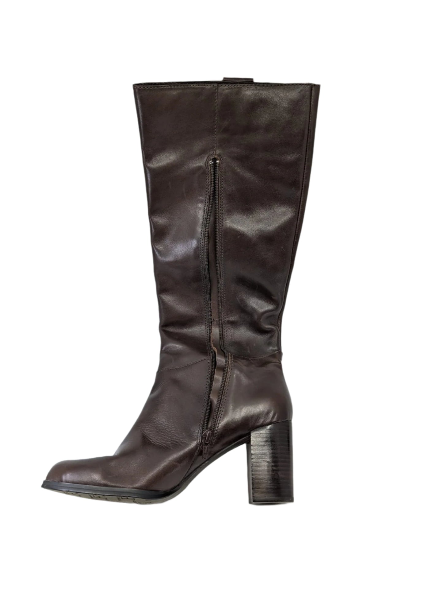Muscle Chocolate Leather Franco Sarto Boots