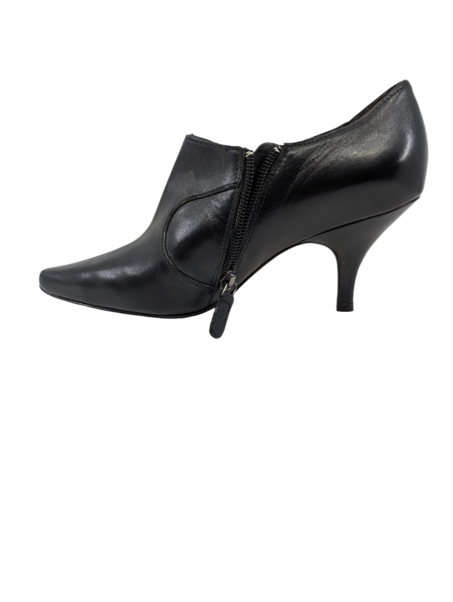 River Black Leather Circa Joan and David Pumps