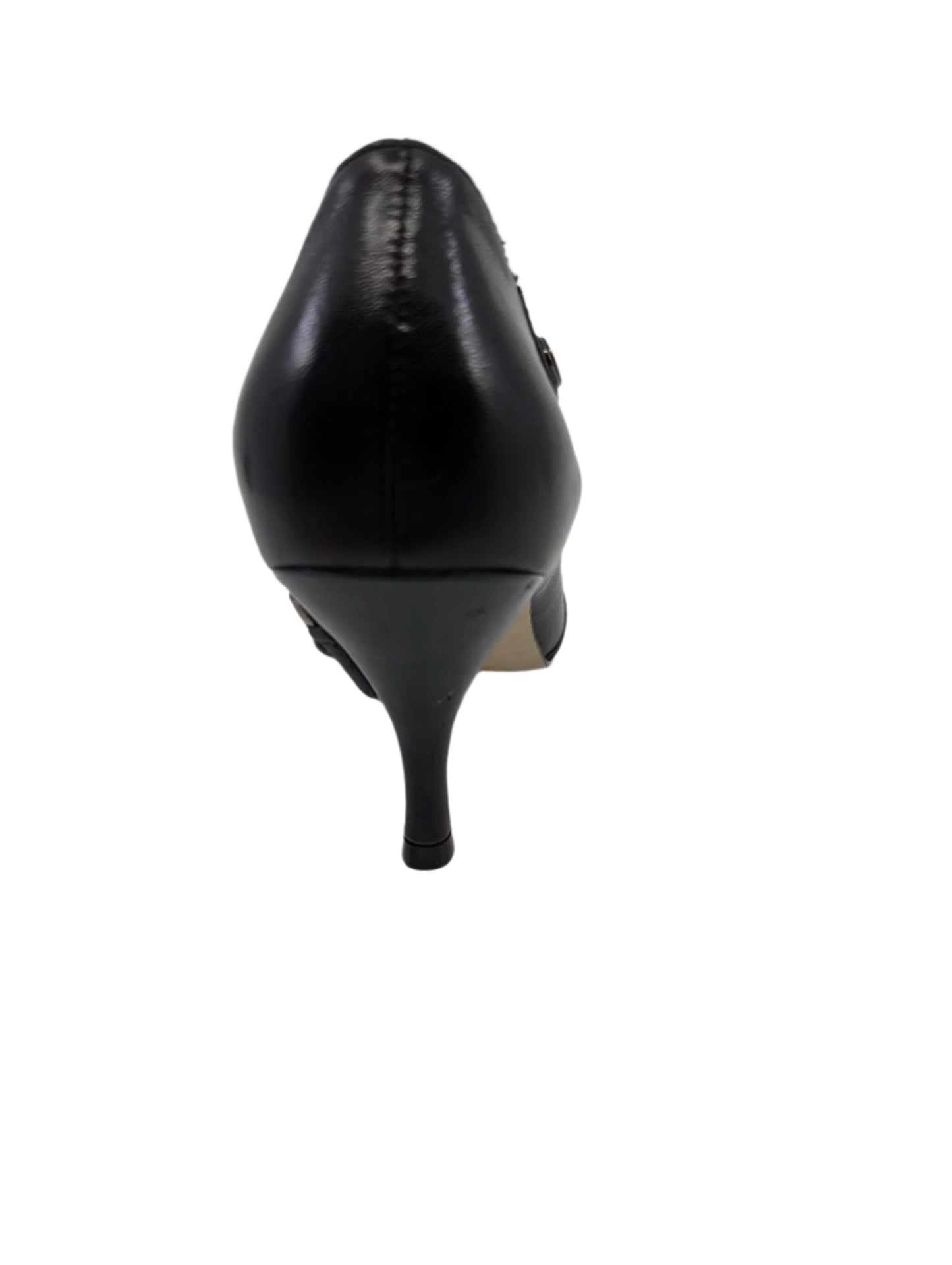 River Black Leather Circa Joan and David Pumps