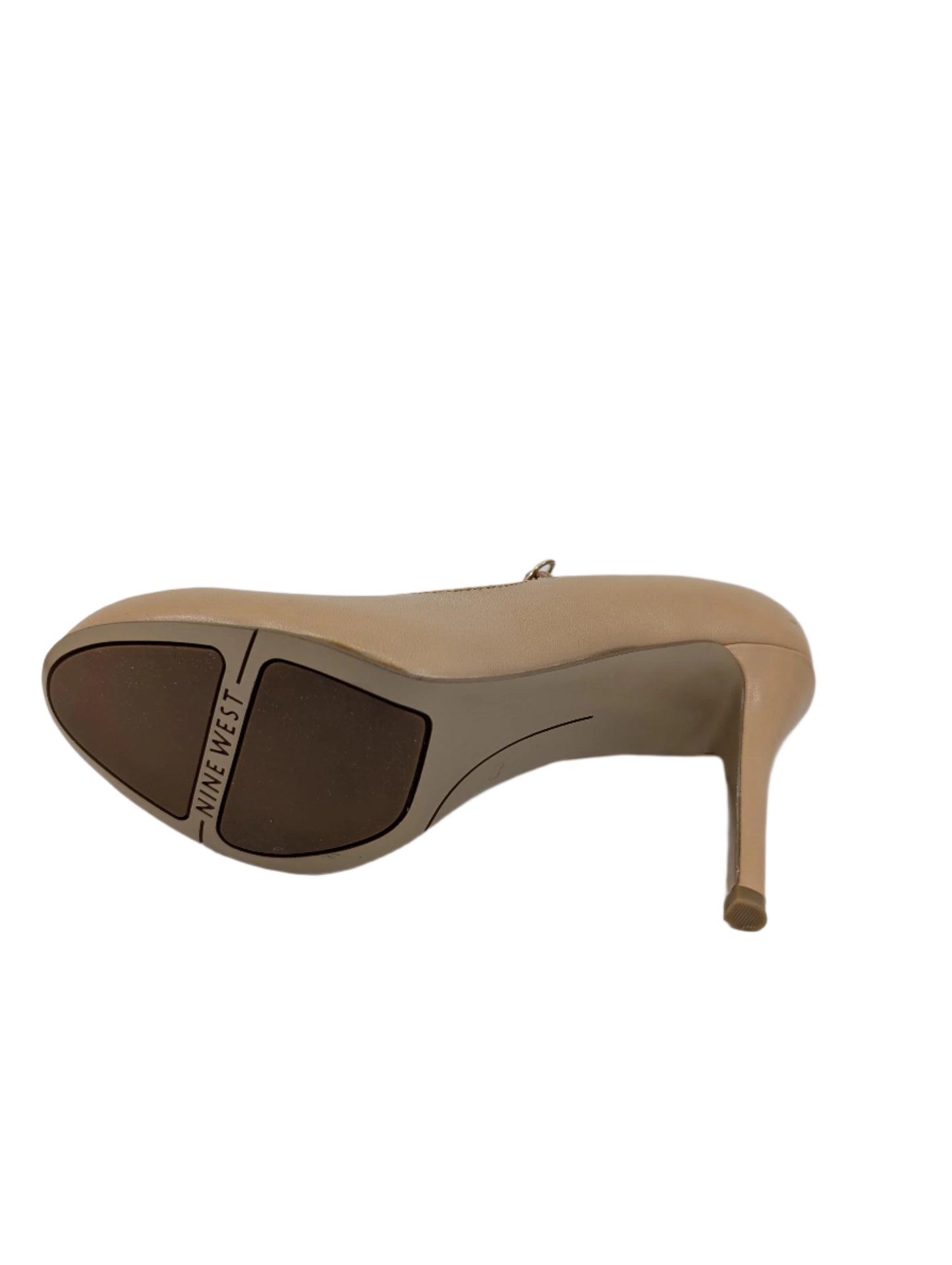 Msknoitall Natural Leather Nine West Mary Jane Pumps