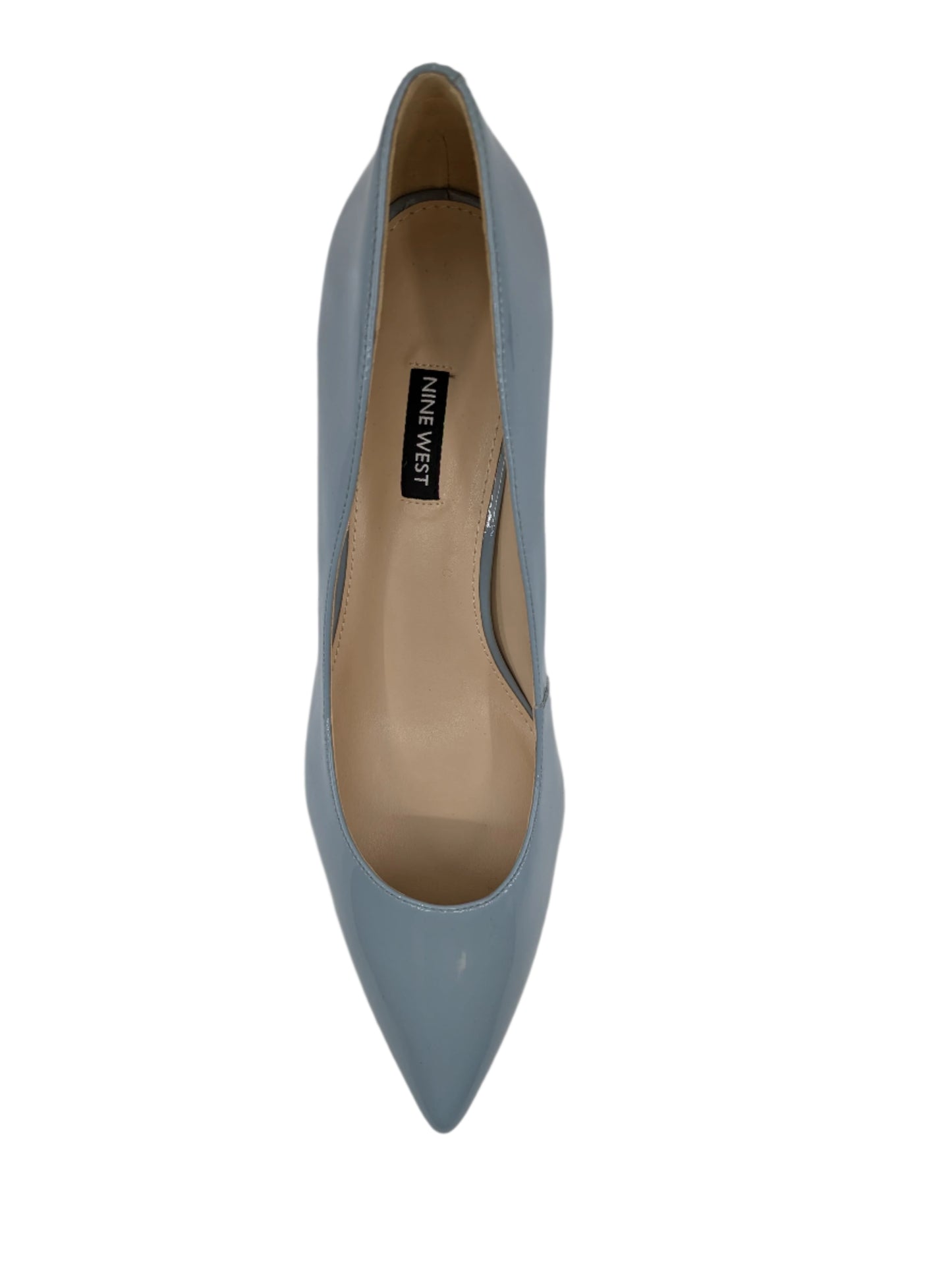 Margie Light Blue Patent Nine West Pumps