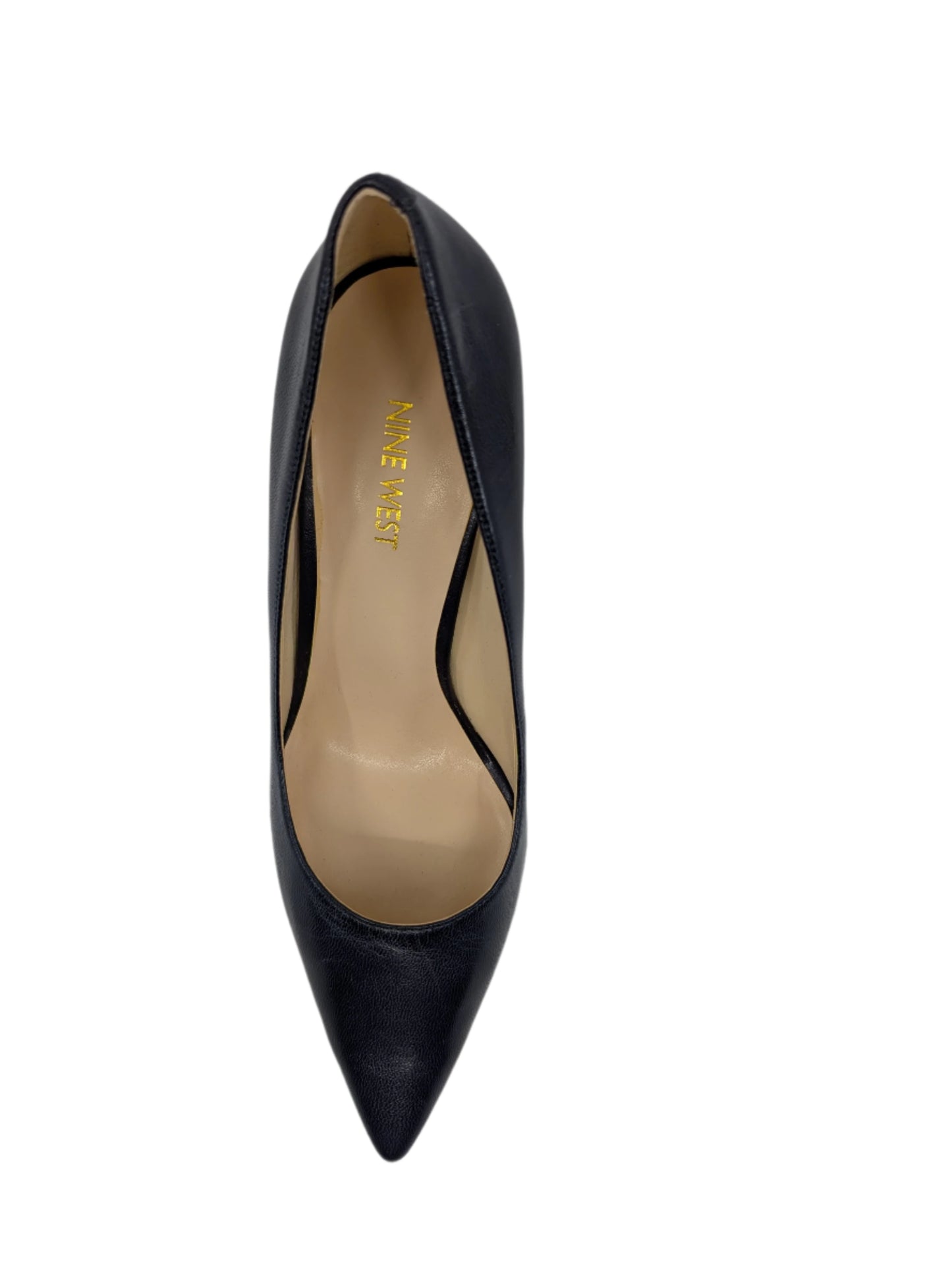 Nine West Women's Jackpot Dark Blue Leather Pumps
