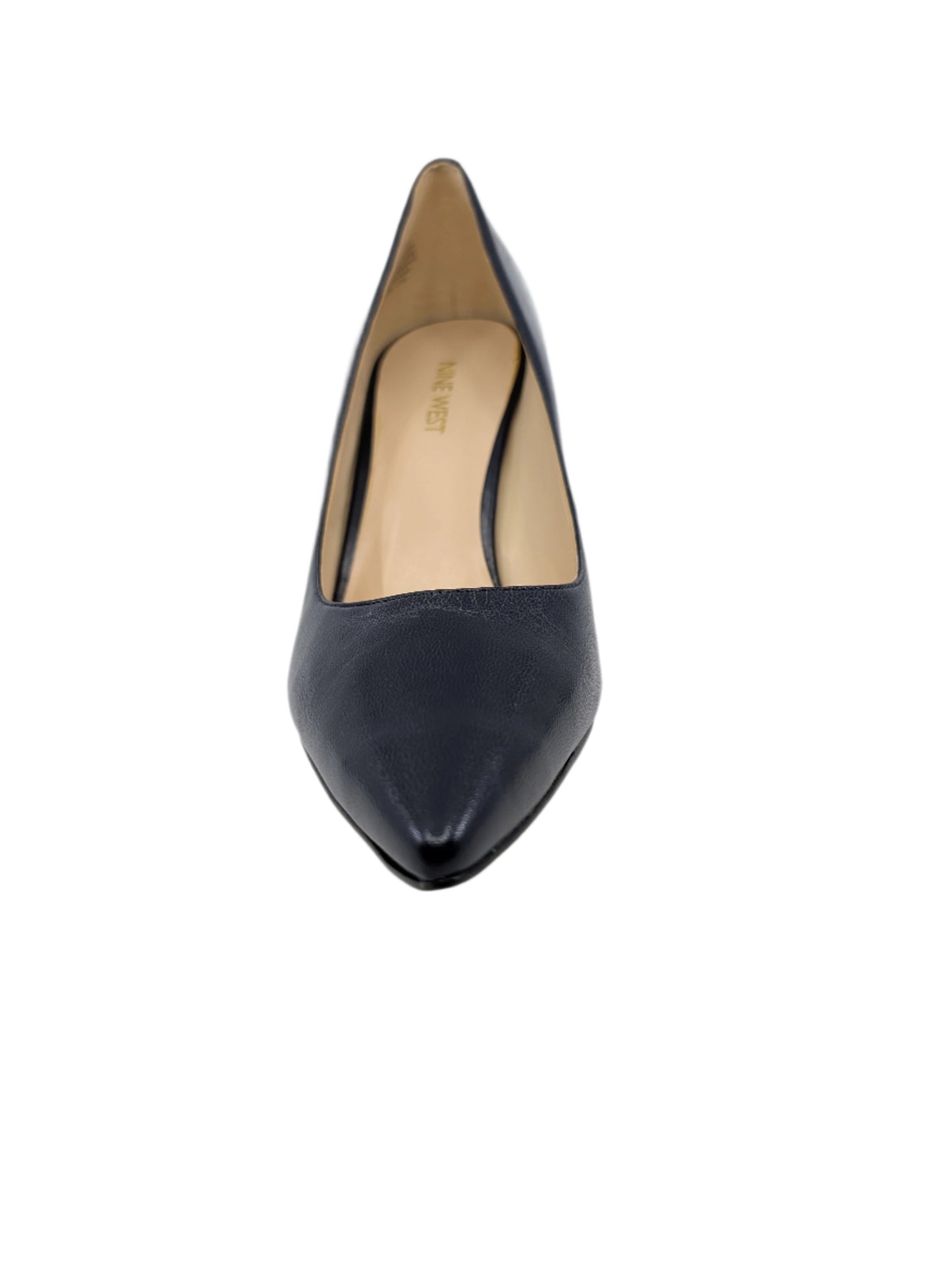 Nine West Women's Jackpot Dark Blue Leather Pumps