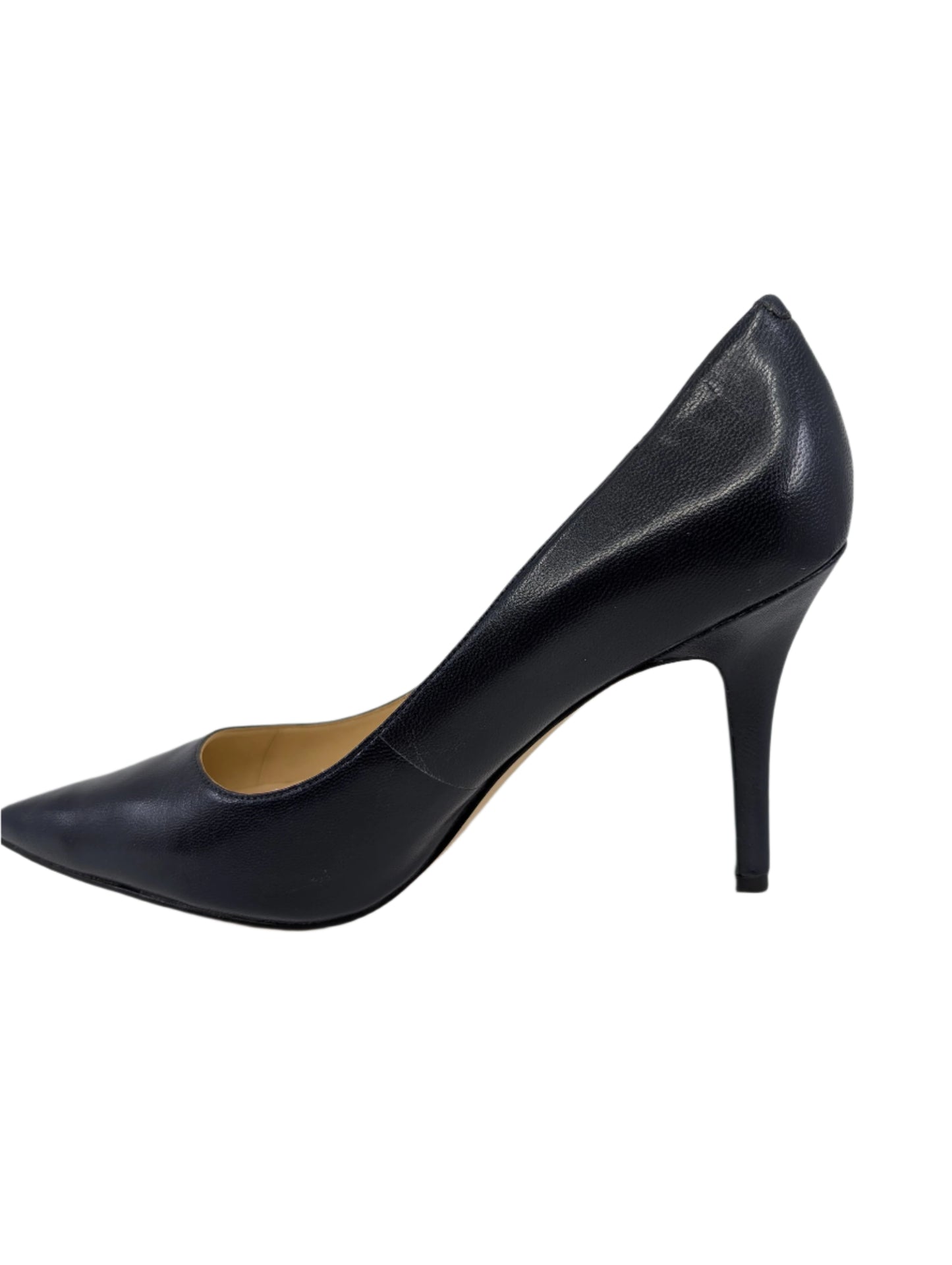 Nine West Women's Jackpot Dark Blue Leather Pumps