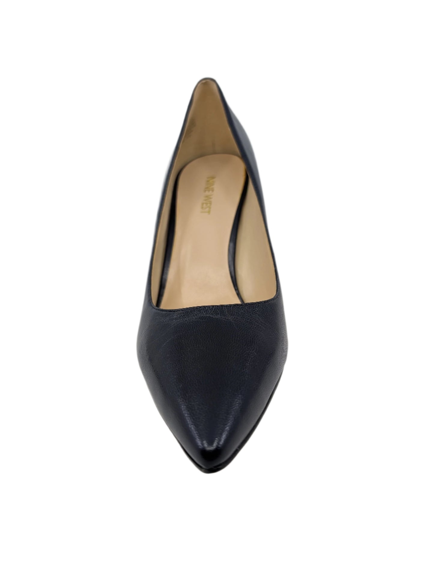 Nine West Women's Jackpot Dark Blue Leather Pumps