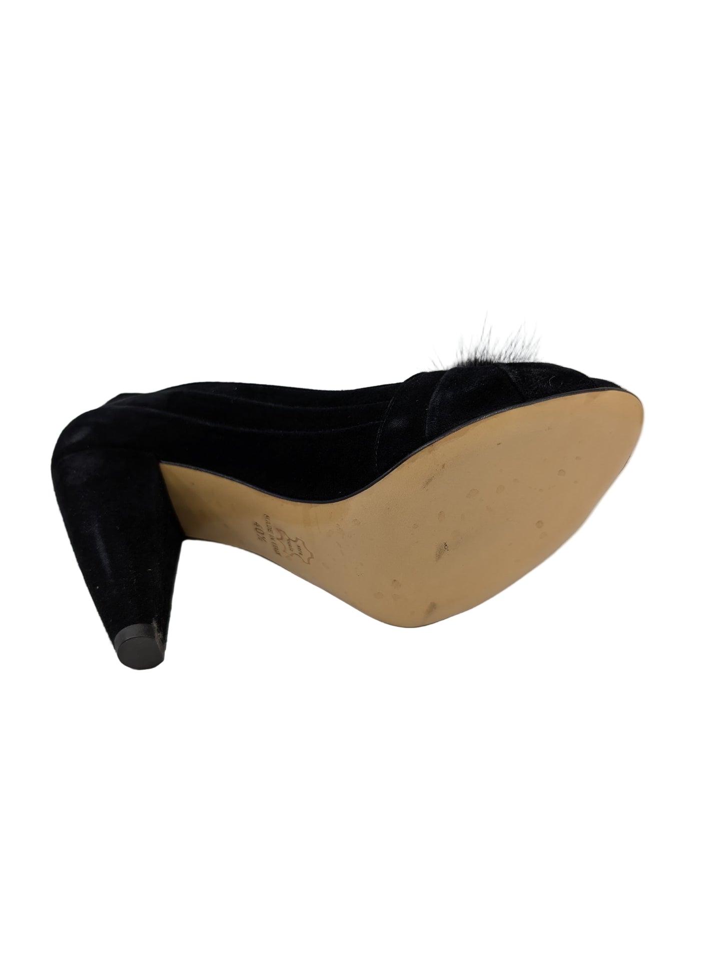 Black Suede Gigi Favela Pumps