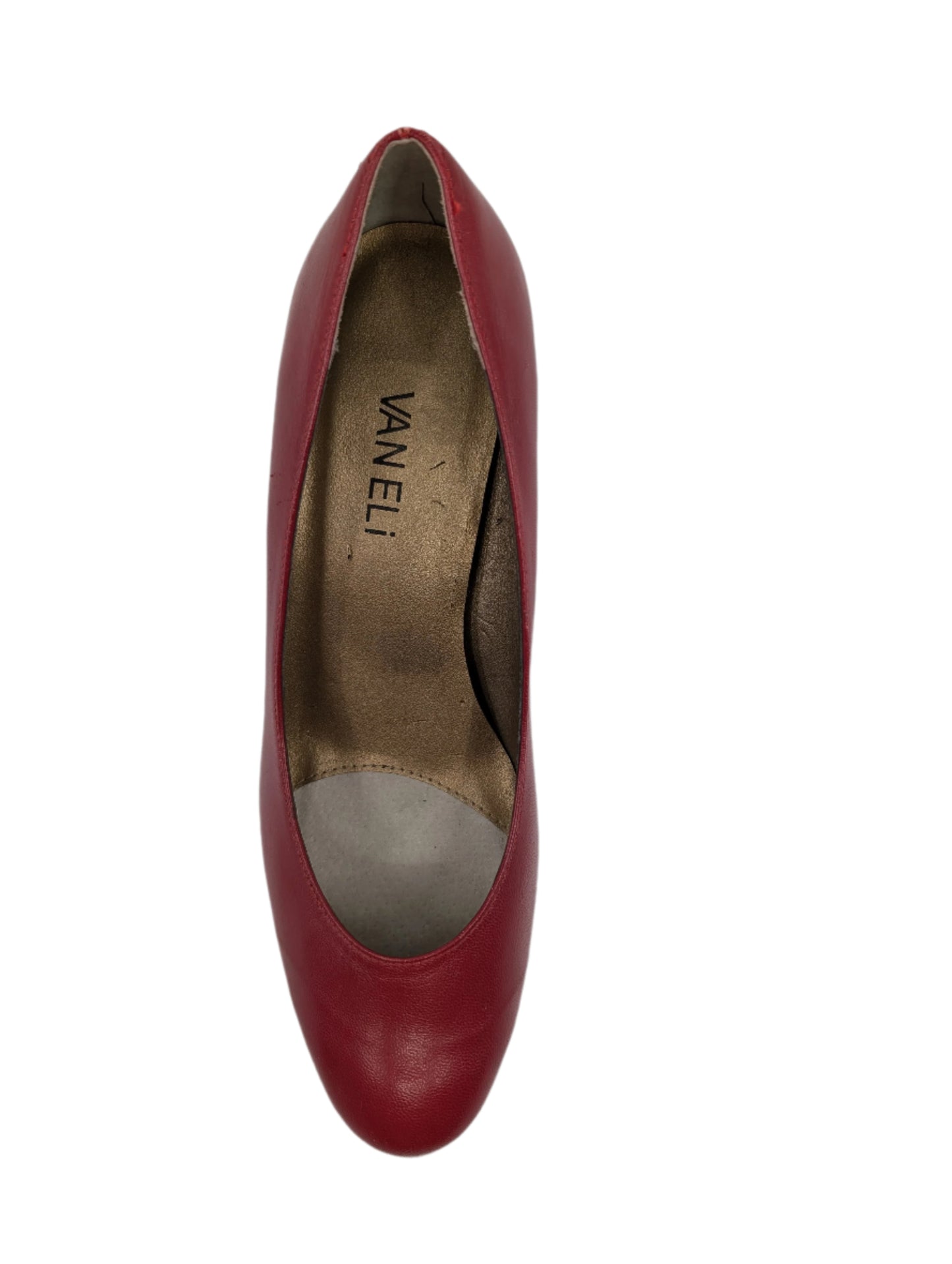 Fortun Red Leather Vaneli Pumps